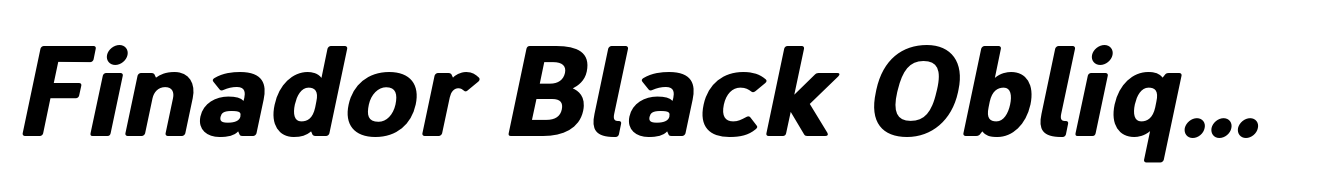 Finador Black Oblique